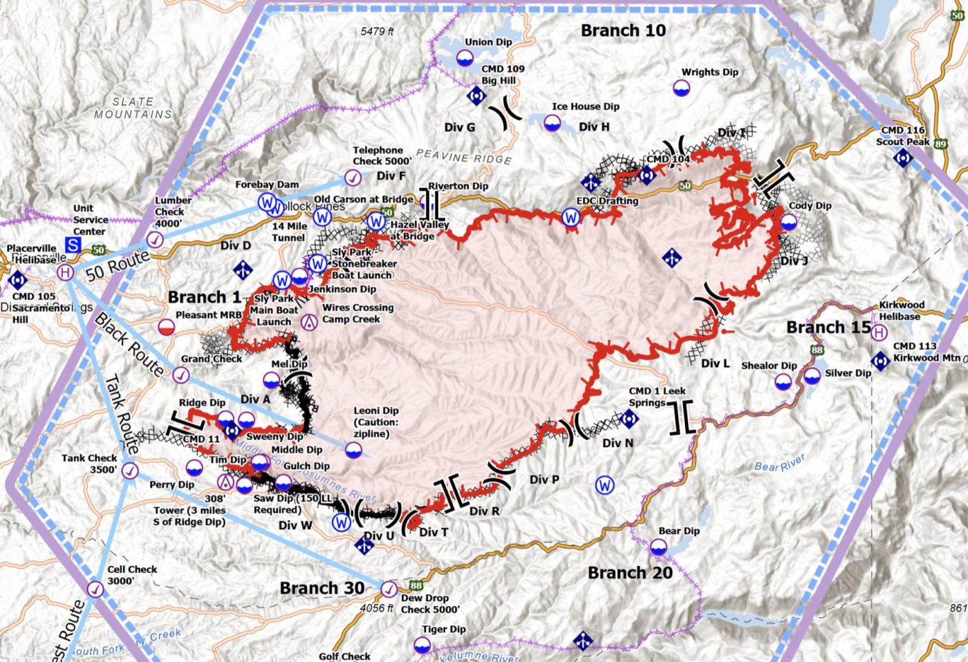 Caldor Fire 8 27 2021 The Lookout   Screen Shot 2021 08 27 At 3.57.08 PM 1400x958 