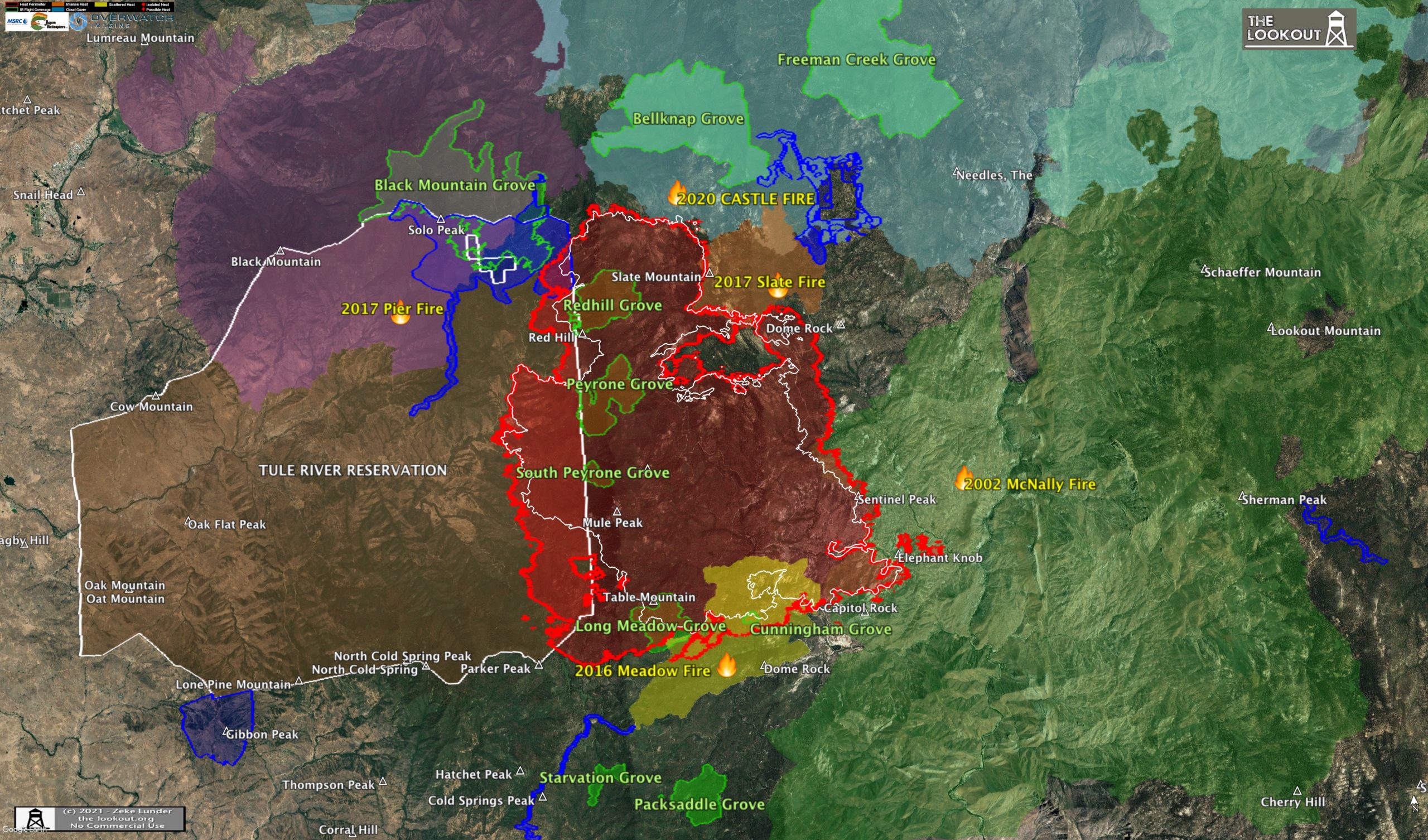Southern Sierra Fires 9/22/2021 The Lookout