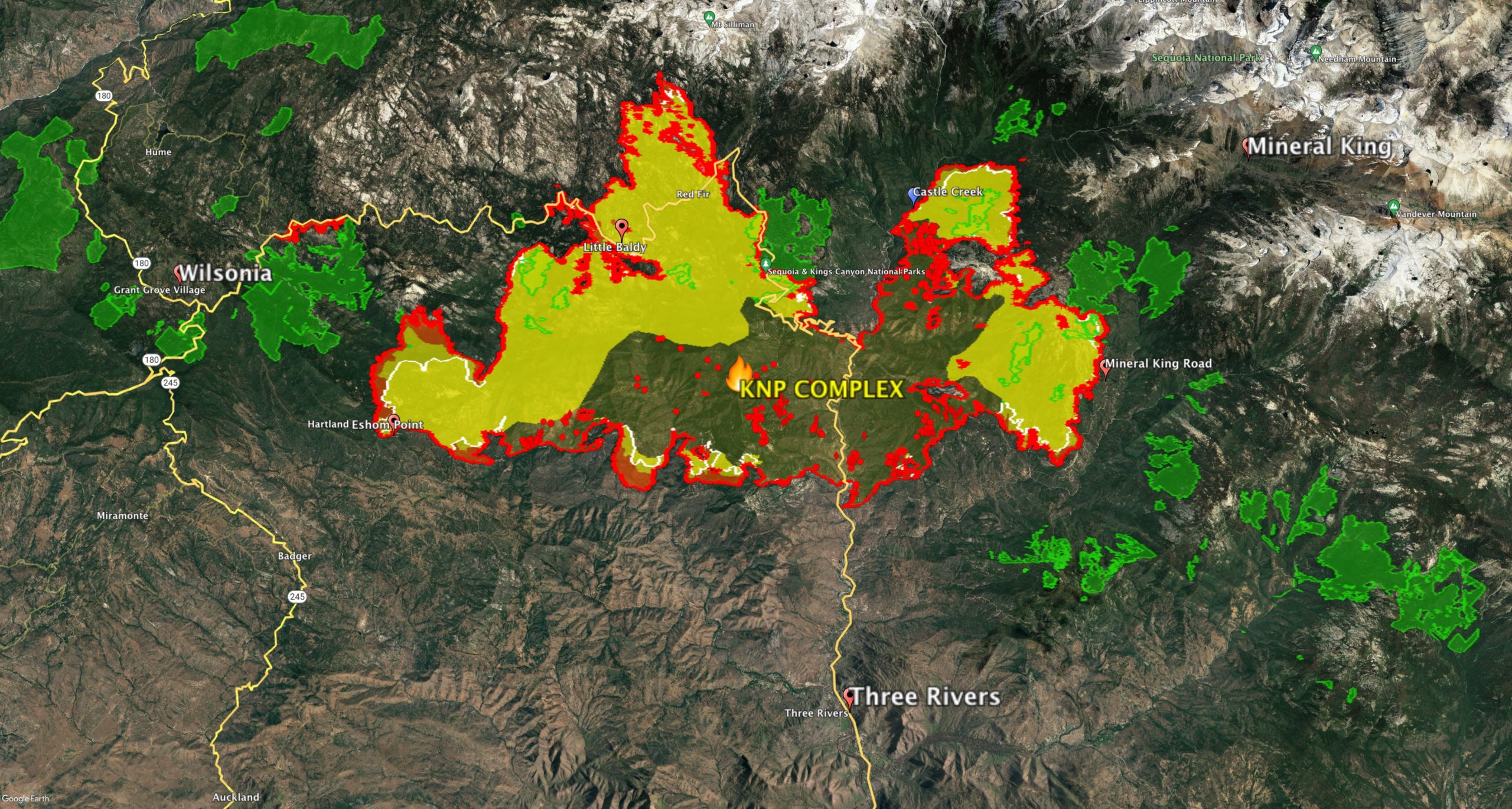 Southern Sierra Fires 10/3/2021 The Lookout