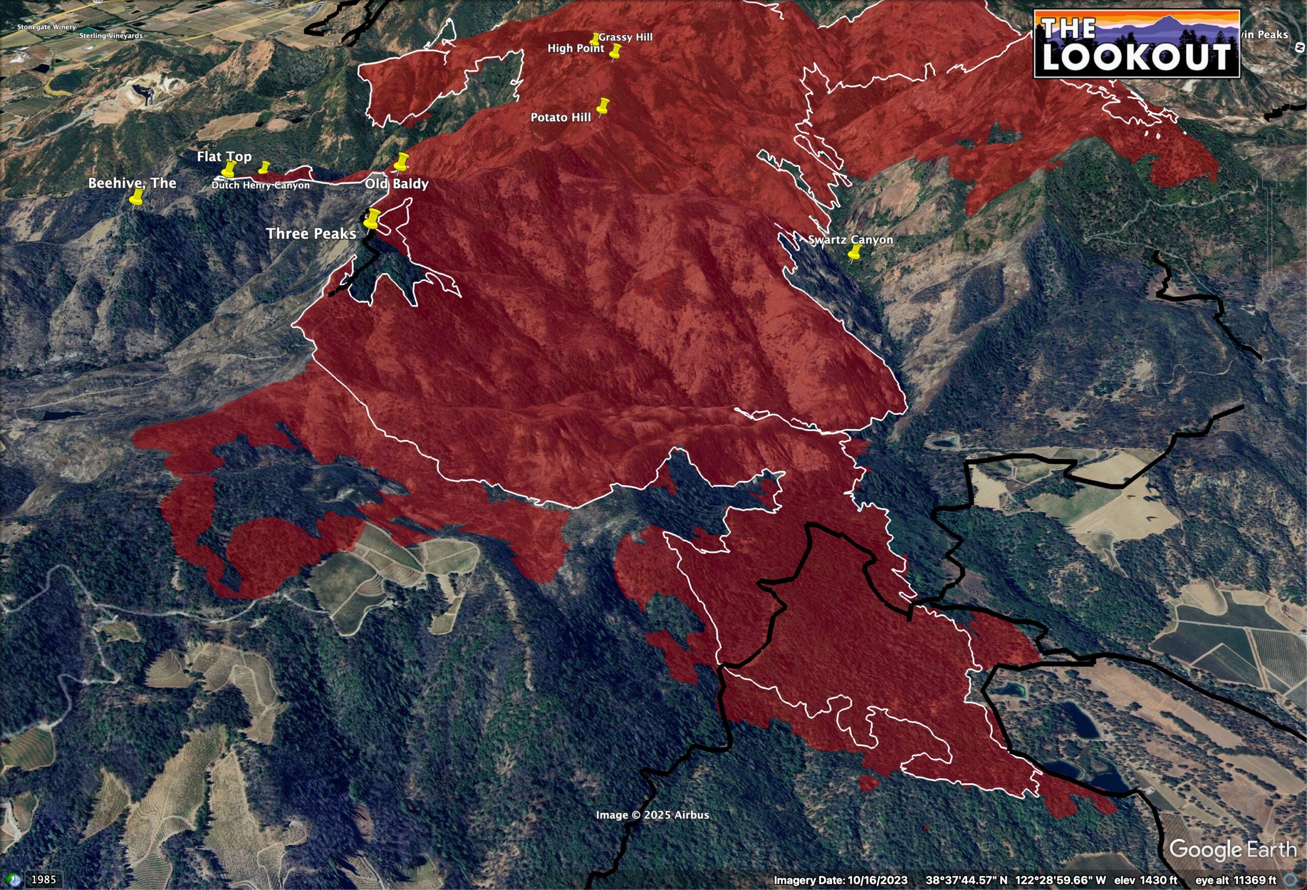 Pickett Fire - Morning Update - 8/23/2025 - The Lookout